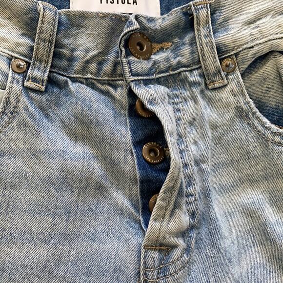 Pistola Zodiac Raw Hem Distressed Jeans - Picture 7 of 7